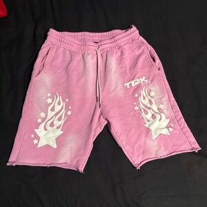 Pink Graphic Men's Shorts